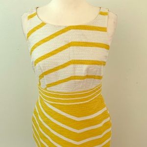 NWT striped yellow & white dress by The Limited